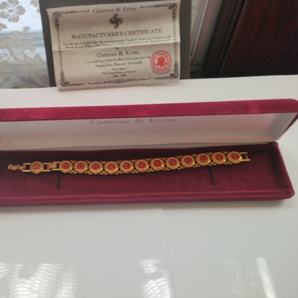 Kamrose and Cross Castelanni wedding bracelet